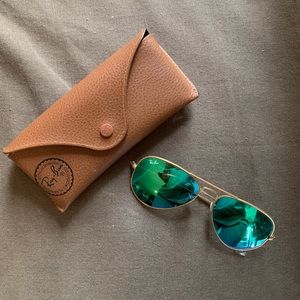Green/Blue Raybans